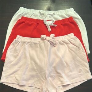 The Beaufort Bonnet Company Kids Shorts - Pink, Red, White LOT of 3